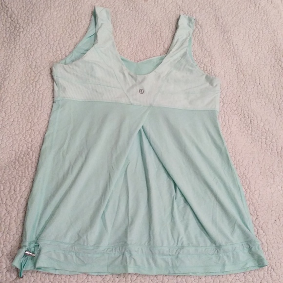 Lululemon Tank Top "Take Me" with Pull-tie Bottom String Sz 10 - Picture 5 of 12